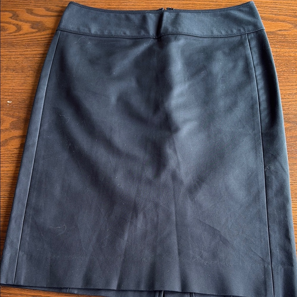 GAP Women's Black Stretch Cotton  Pencil Skirt EUC